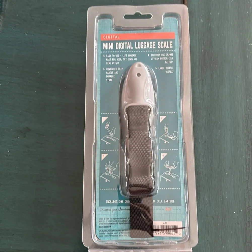 Lewis N. Clark Mini Digital Luggage Scale NIB (set of 2)